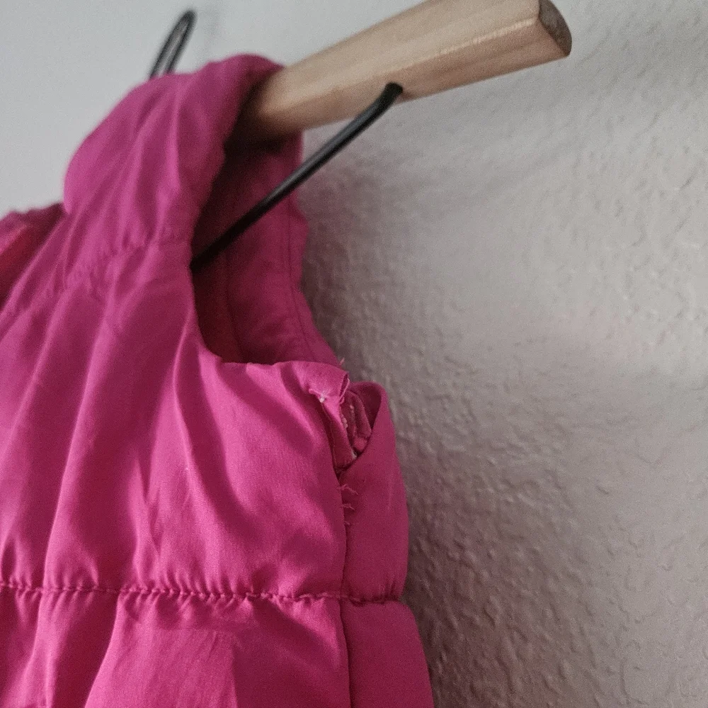 old navy pink vest, 18 - 24 months